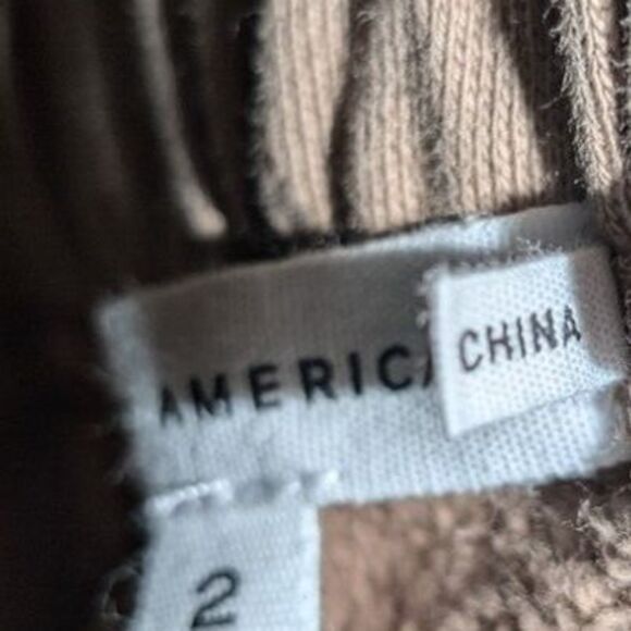 Good American Split Flare Sweats Size 2  Putty/Light Brown New W/ Tags $95 MSRP - Picture 12 of 12